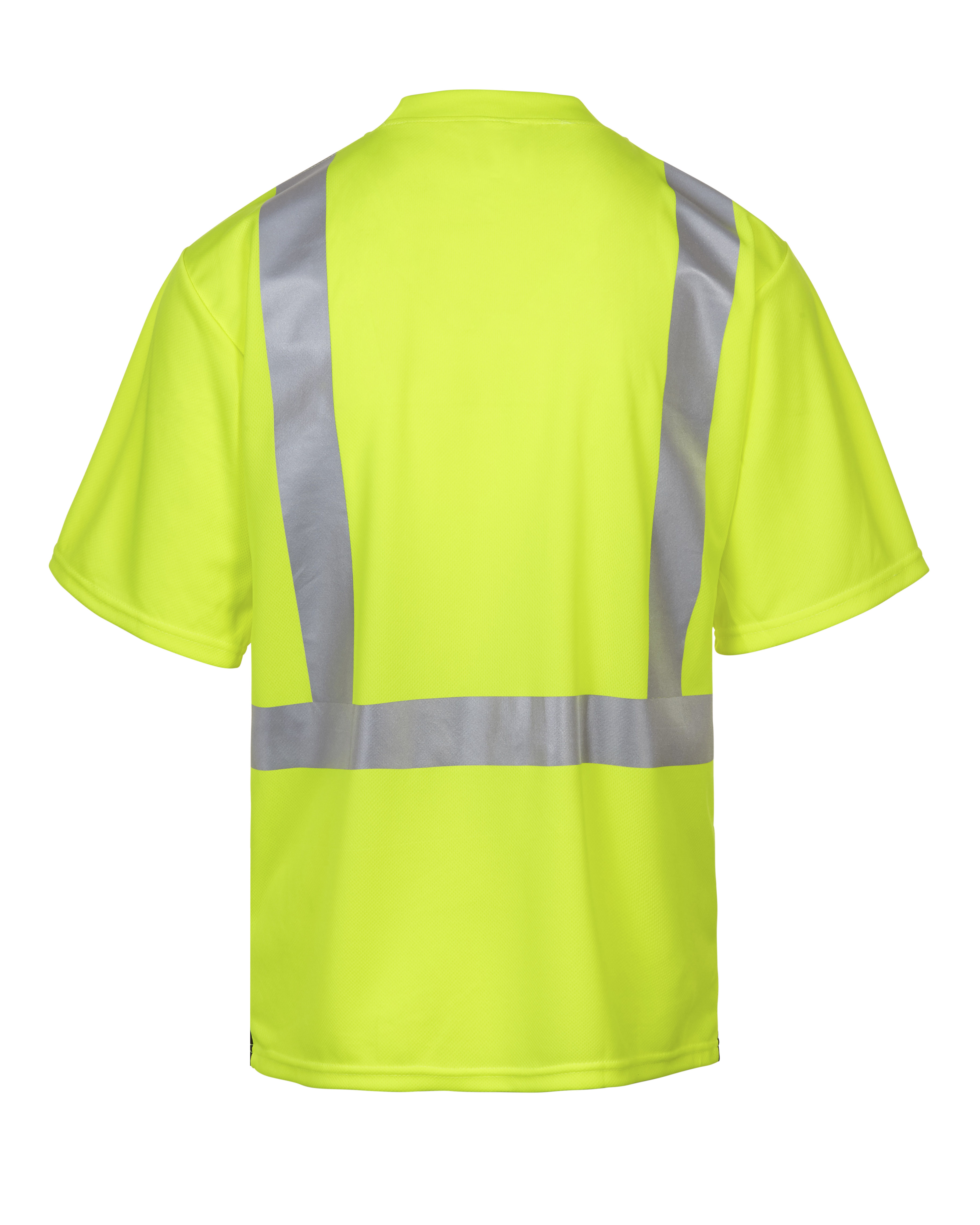 Picture of Max Apparel MAX405 Class 2 T-shirt, Safety Green/Black Bottom